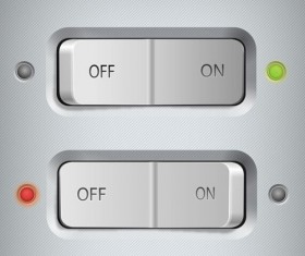 Switch Buttons PSD Template
