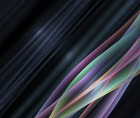 Vector colorful waves abstract geaphics 04