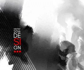 Vector inkblot grunge background 04