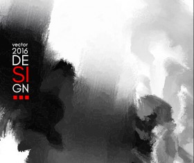 Vector inkblot grunge background 11