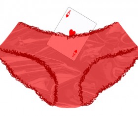Woman knickers vectors set 01