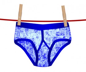 Woman knickers vectors set 05
