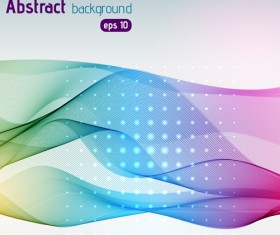 Yarn wavy background vector 02