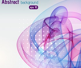 Yarn wavy background vector 05