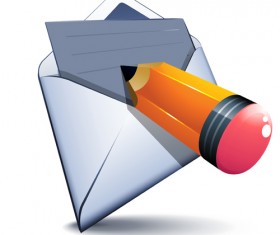 email and pencil vectors 01