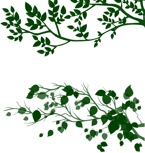 tree branches and leaves photoshop brushes