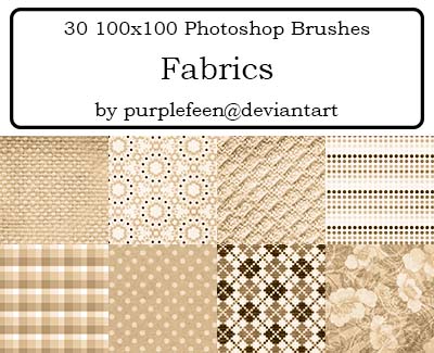 30 Kind Fabric Brushes set