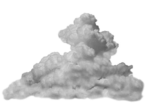 3D cloud photoshop brushes