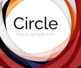 Abstract circle colored background vector 03