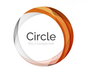 Abstract circle colored background vector 04