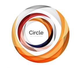 Abstract circle colored background vector 05
