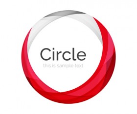 Abstract circle colored background vector 14