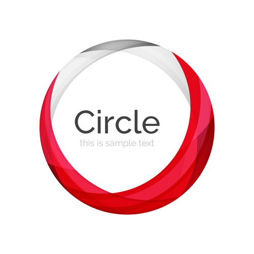 Abstract circle colored background vector 14