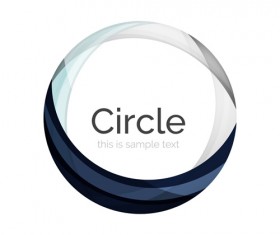 Abstract circle colored background vector 15