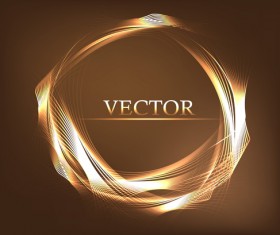 Abstract lines with brown background vector 03