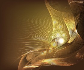 Abstract lines with brown background vector 05