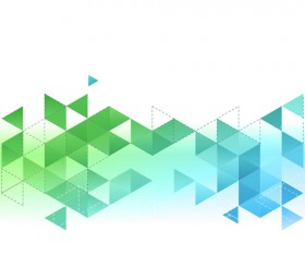 Abstract triangles background art vector 01