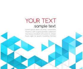 Abstract triangles background art vector 02