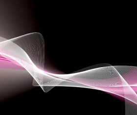 Abstract wave lines colored backgrounds vector 02