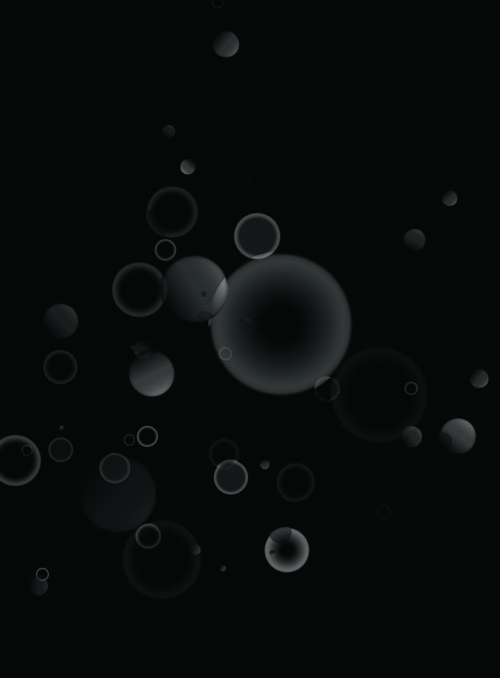 Aperture and bubbles photoshop brushes