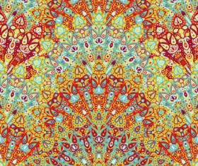 Beautiful ethnic decor seamless pattern vector 03