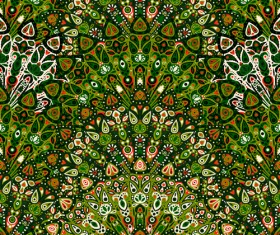 Beautiful ethnic decor seamless pattern vector 04