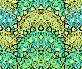 Beautiful ethnic decor seamless pattern vector 07