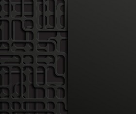 Black art background vector 01