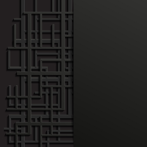 Black art background vector 03