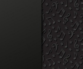 Black art background vector 05