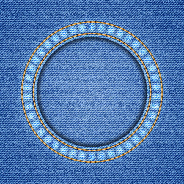 Blue denim texture background vector graphics 01