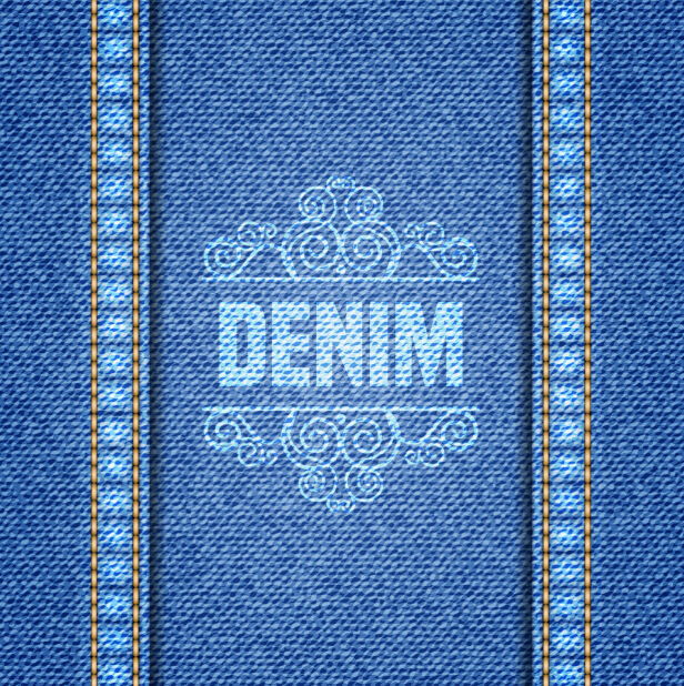 Blue denim texture background vector graphics 04