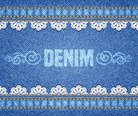 Blue denim texture background vector graphics 06