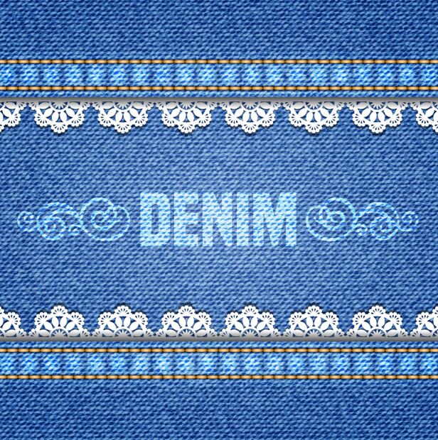 Blue denim texture background vector graphics 06