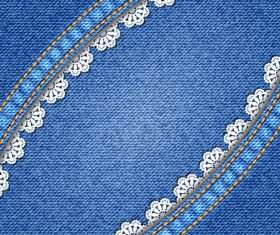 Blue denim texture background vector graphics 09