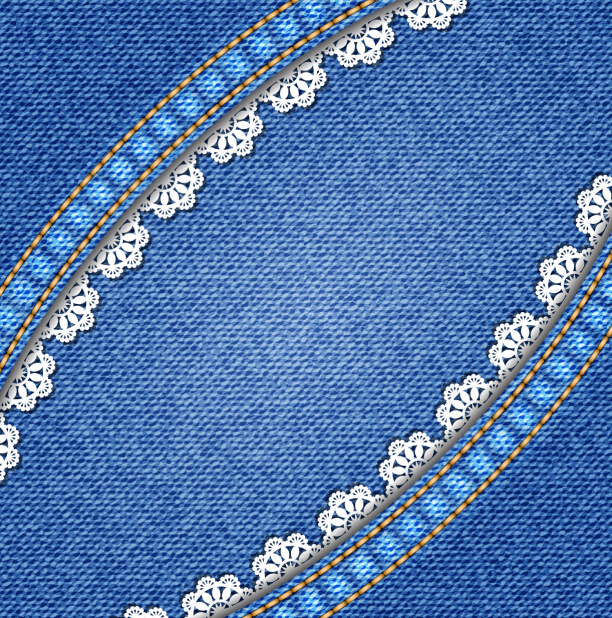 Blue denim texture background vector graphics 09