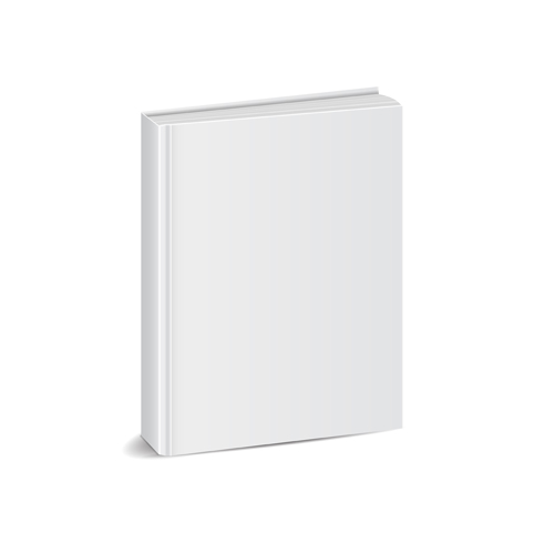 Book blank template vector set 01
