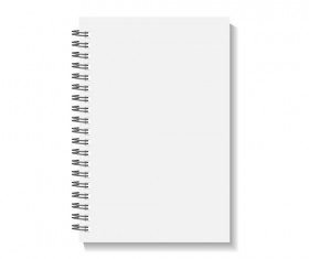 Book blank template vector set 14