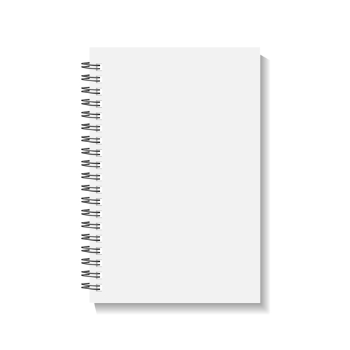 Book blank template vector set 14