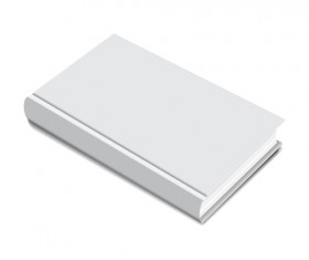 Book blank template vector set 15