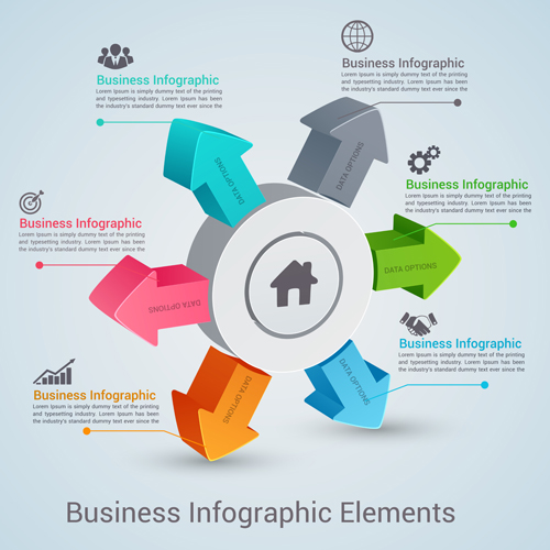 Business Infographic creative design 4067