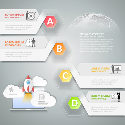 Business Infographic creative design 4097