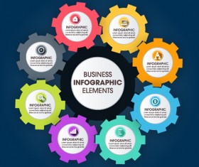 Business Infographic creative design 4140