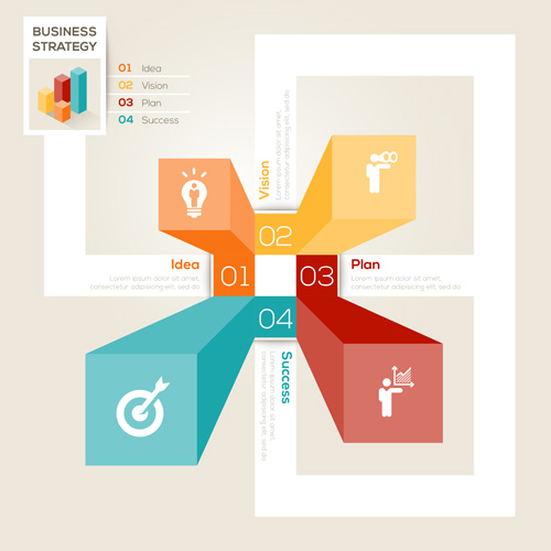 Business Infographic creative design 4179