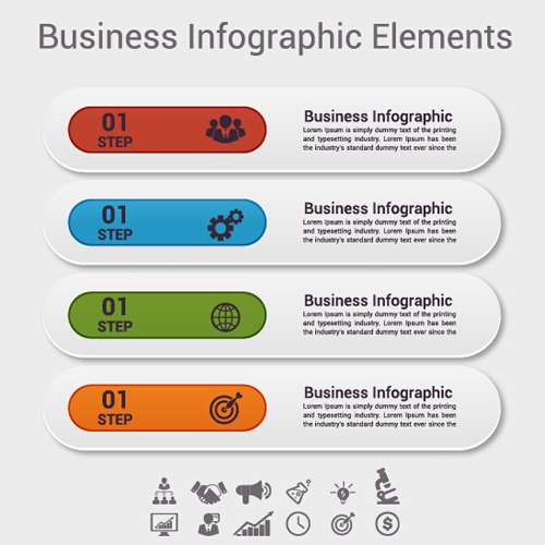 Business Infographic creative design 4198