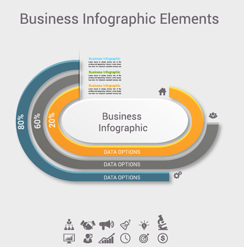 Business Infographic creative design 4200