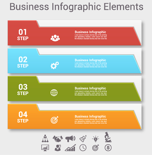 Business Infographic creative design 4203
