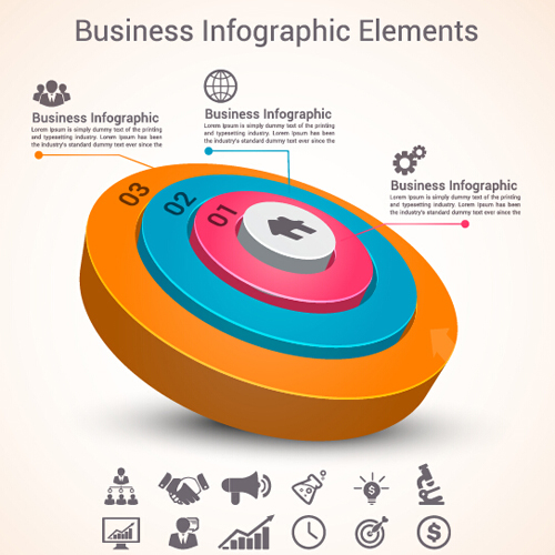 Business Infographic creative design 4210