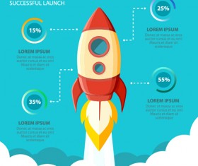 Business startup infographic vectors 01