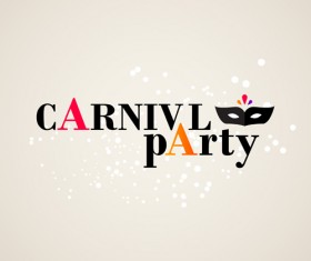 Carnival party background creative vector 01